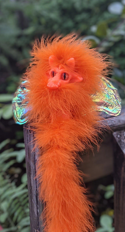 Orange Winged Dragon Shoulder Puppet-Glow in the dark
(20 inches)magnet included