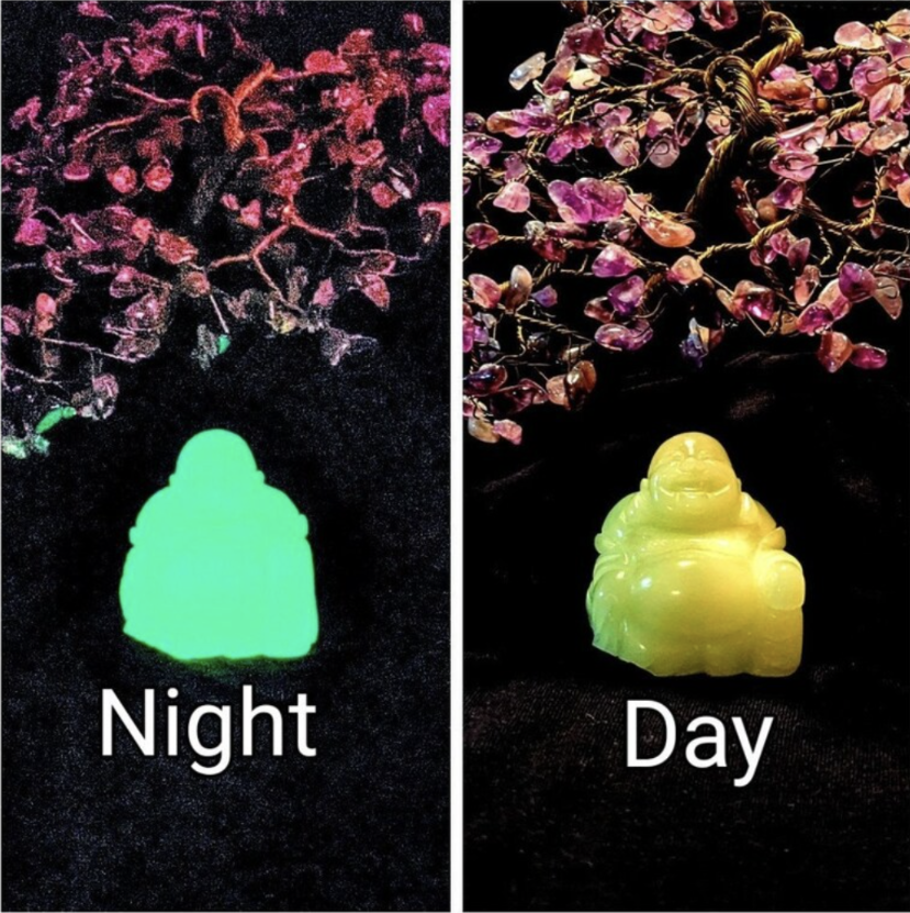 Buddha night light Glow in the Dark IMBUE WITH REIKI